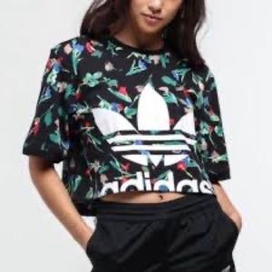 Adidas Original Bellista Floral Crop Top